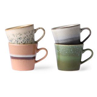 70s ceramics: cappuccino mug, mars