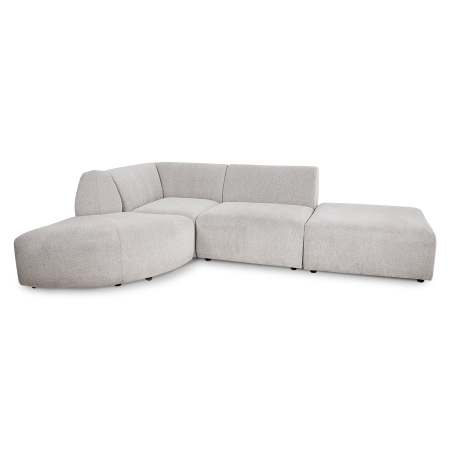 Jax couch: element middle, sneak, light grey | HKLIVING