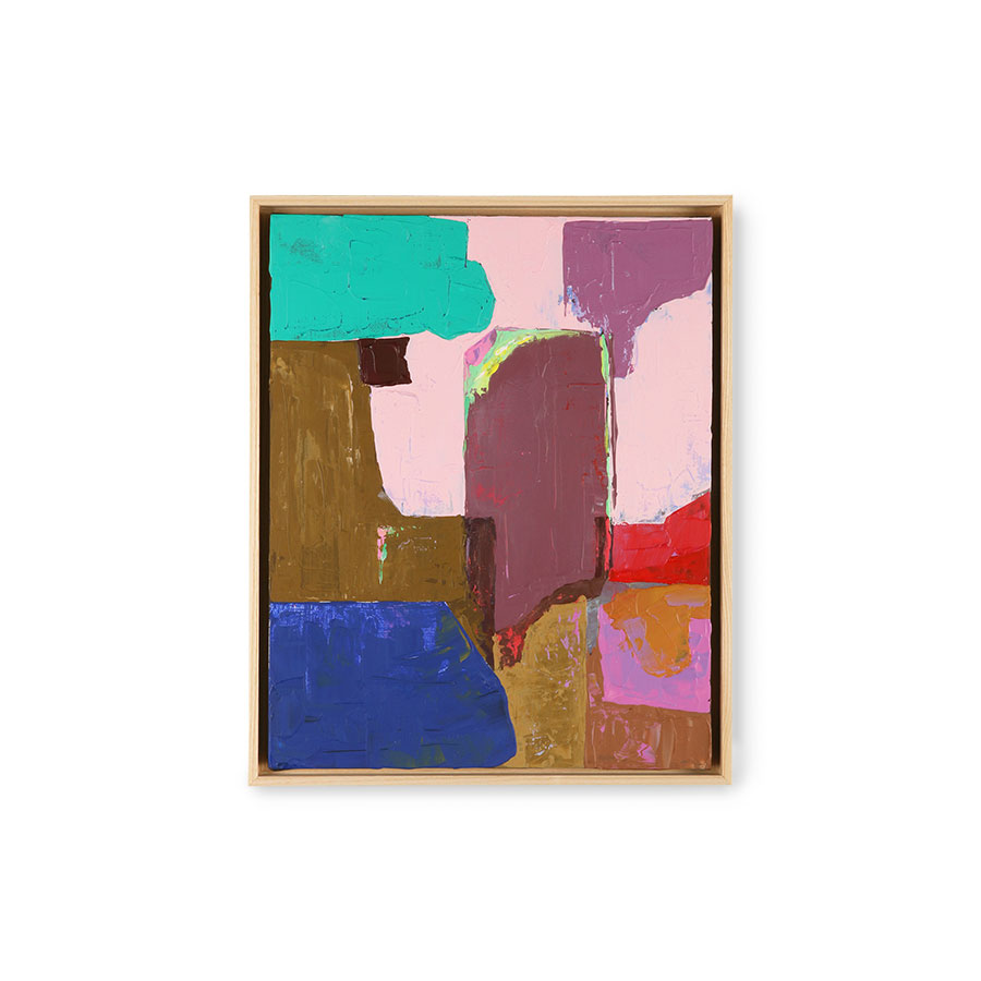 abstract painting multicolour 40x50cm | HKliving