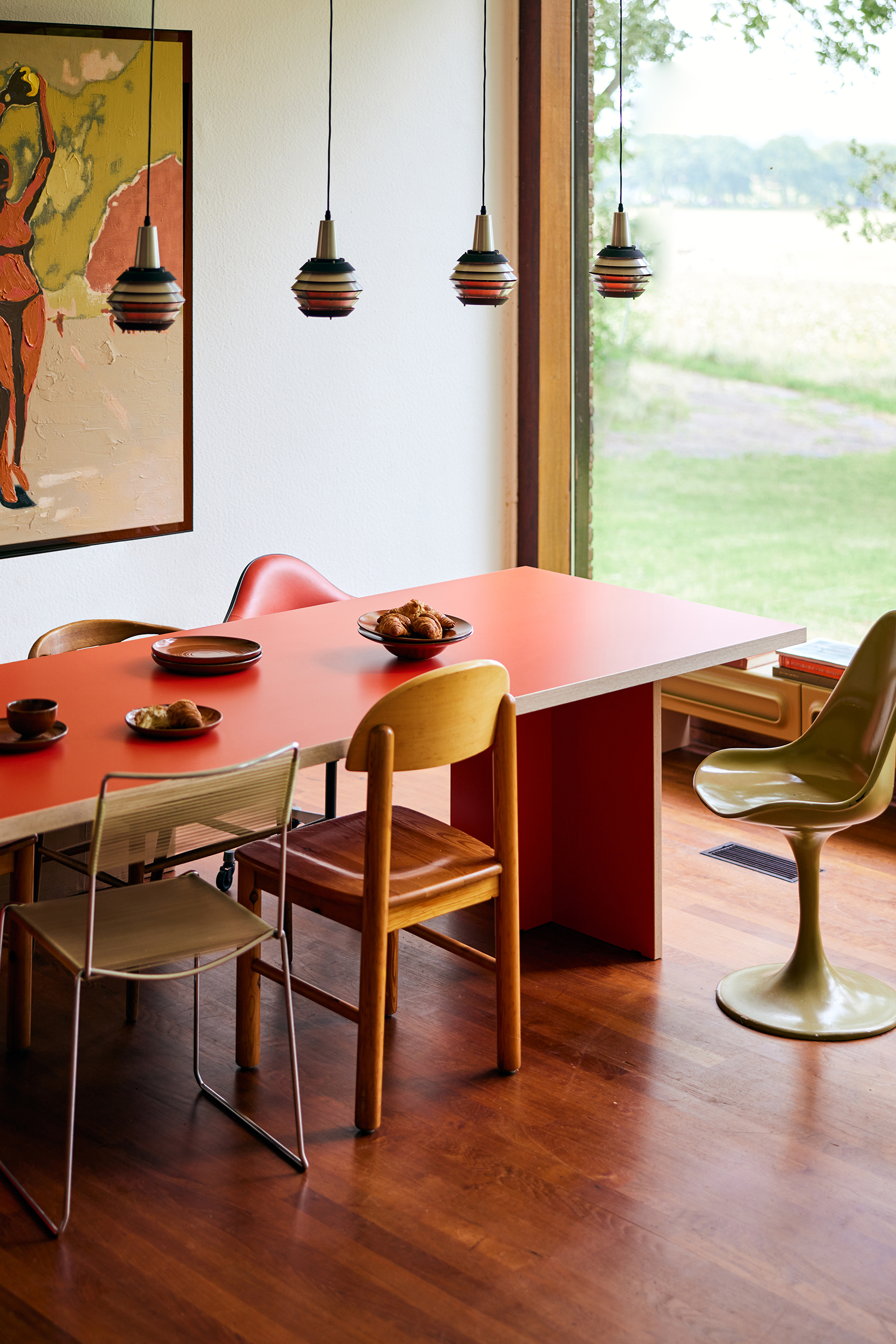 Dining room sets orange sale