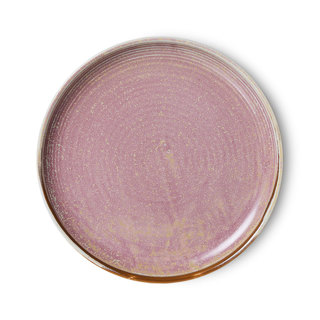 Chef ceramics: pasta plate, rustic pink