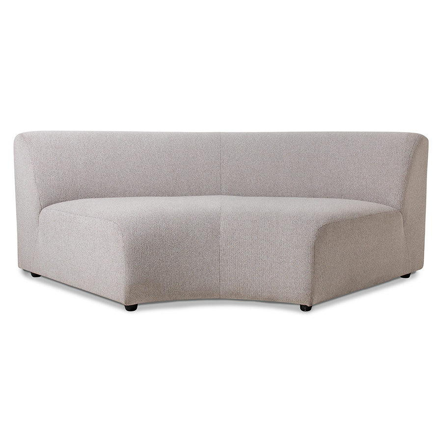 jax couch: element round, sneak, light grey | HKliving