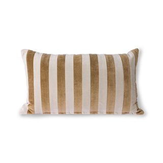 HKliving Nude Cushion with Silver Patches - 30x40cm