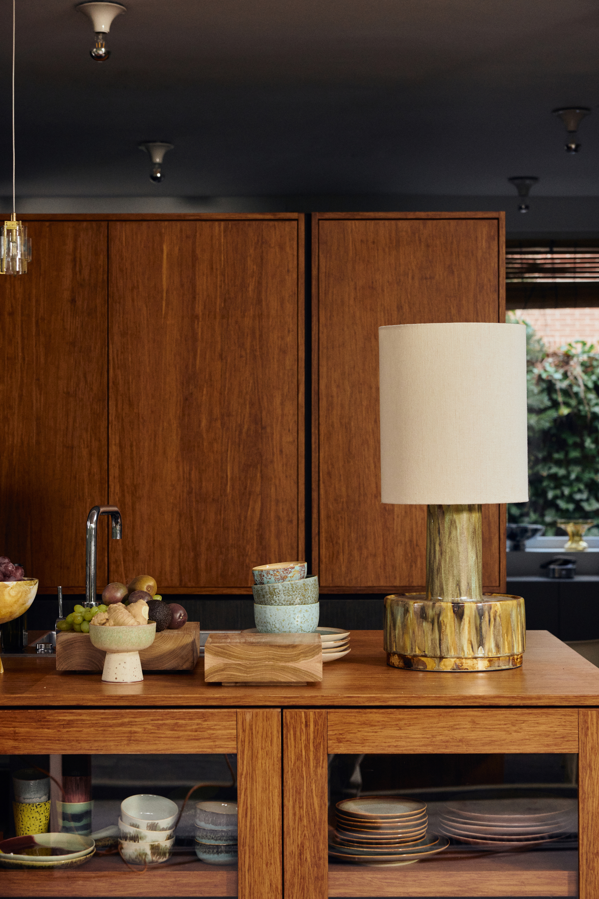 Cylinder lamp shade natural linen (30x30cm) | HKLIVING
