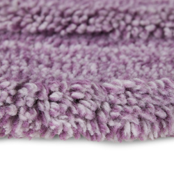 Round woolen rug soft pink (ø150cm)