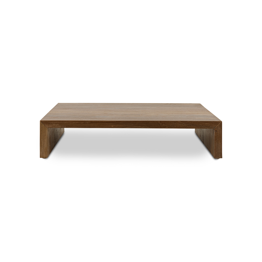 Wooden plateau medium, natural teak | HKLIVING