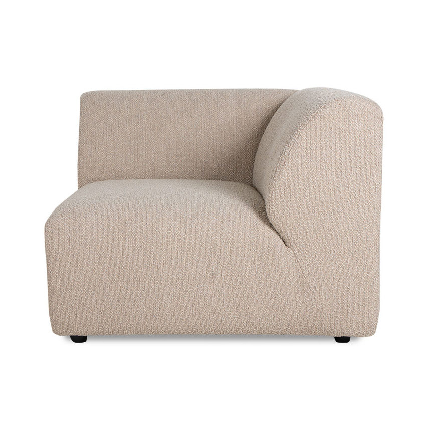 jax couch: element right end, boucle, taupe | HKliving