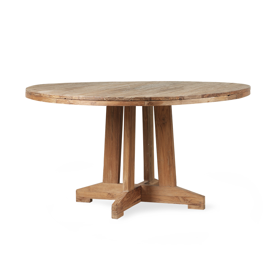 round teak table | HKLIVING