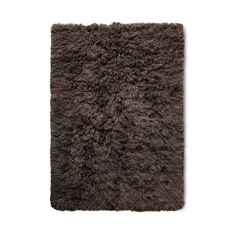 Fluffy square rug 'retro summers' (250x250) | HKLIVING