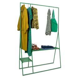 HKliving USA AHA5515 Set of 4 Fern Green Metal Clothing Hangers