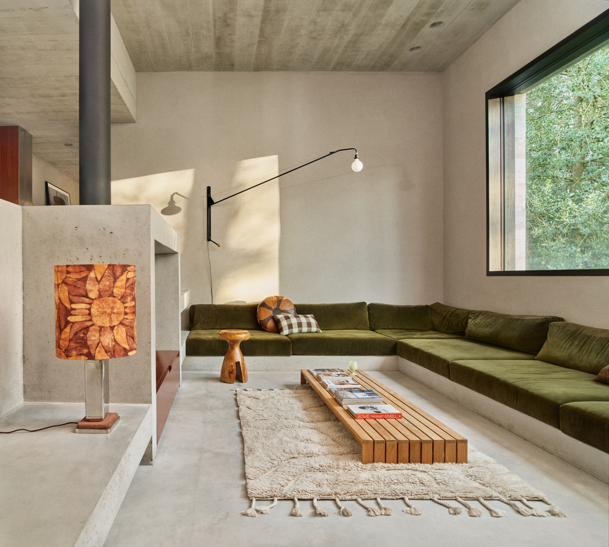 Lounge coffee table teak HKLIVING