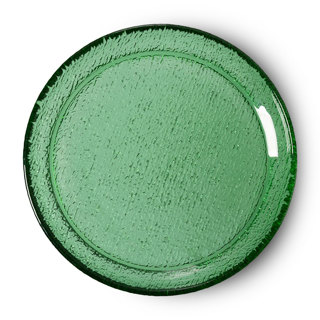 HK Living - The Emeralds: Glass Salad Bowl Green